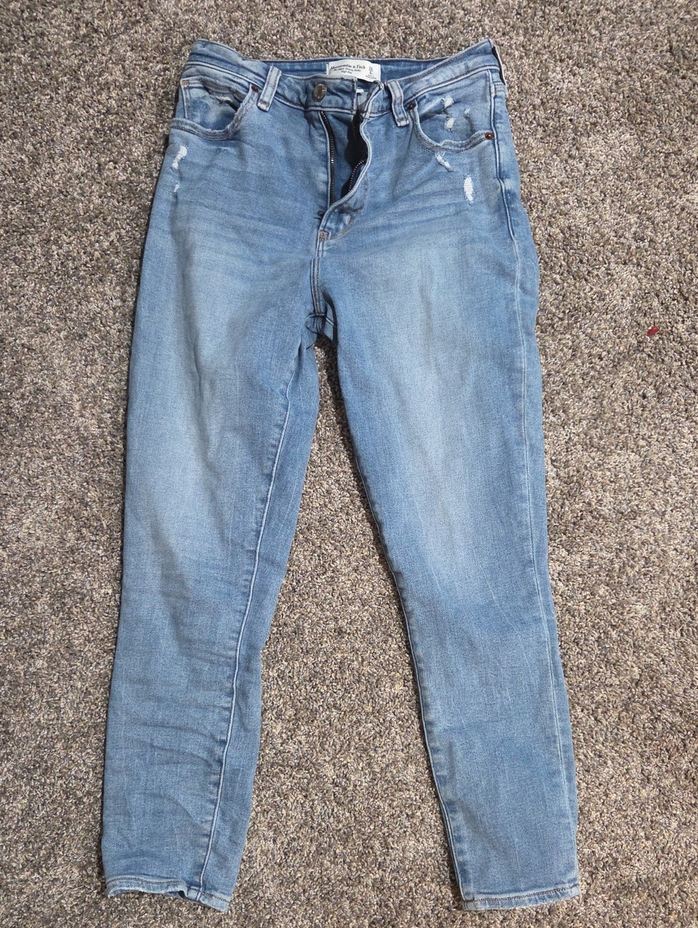 Abercrombie & Fitch Light Blue Skinny Jeans